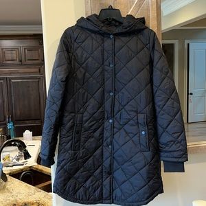 Weatherproof Coat Hooded Black Womens Small Lightweight Comfy Jacket
